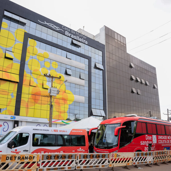 Hemocentro promove, nesta quinta (5), coleta externa na Casa da Mulher Brasileira de Ceilândia