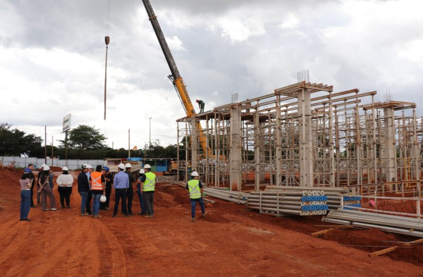 Obra de construção do Hospital&hellip;