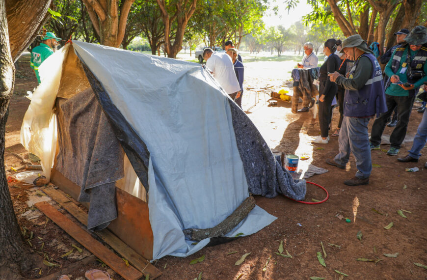Taguatinga e Plano Piloto terão ação de acolhimento à população em situação de rua nesta terça (25)